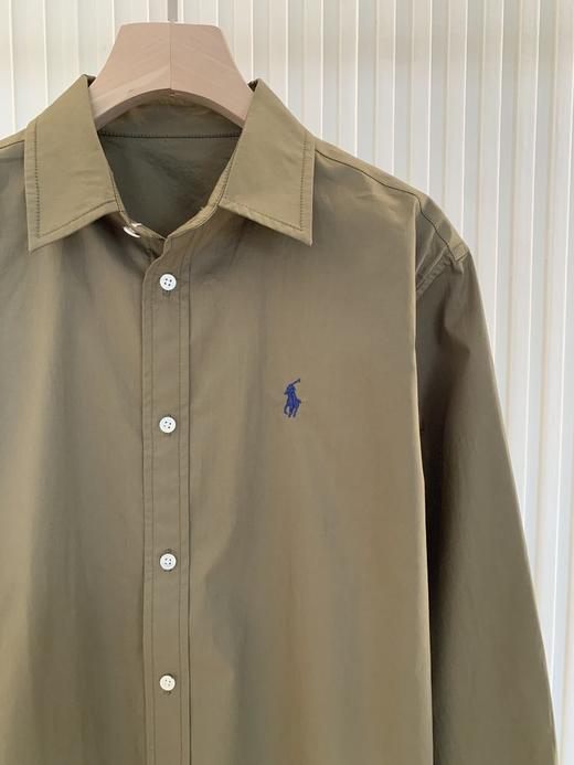 【高品质私服】【RL经典版深绿斜纹棉布衬衫】经典版型，纯棉面料，既有筋骨，又有柔和的触感G1672-CC【无标出货 介意慎拍】 商品图8