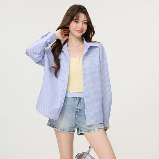 西遇韩系假两件背心吊带女2026年夏季新款外穿修身显瘦甜美上衣SS060247 商品图3