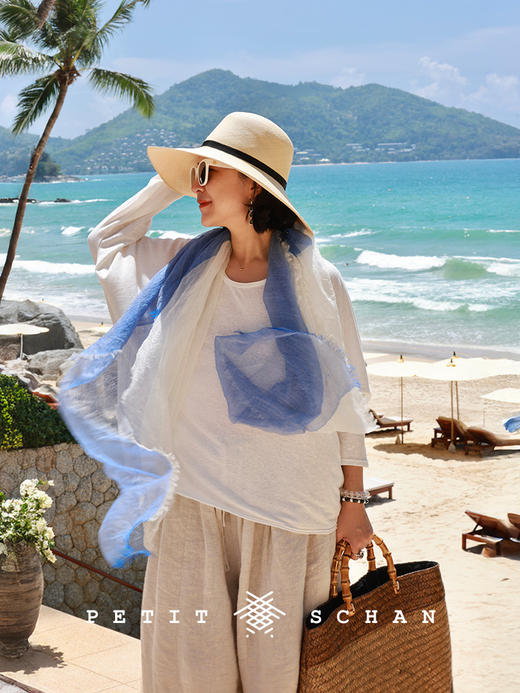 Petit Schan小闪 CLO#1085 Whatever 随便 汉麻莱赛尔防晒长袖T恤 商品图7