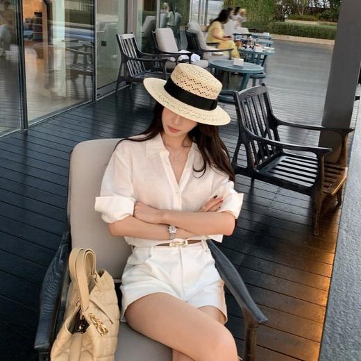 「又美又仙会呼吸」AVANN棉麻衬衫长袖短袖衬衫 商品图12