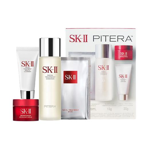 SK-II旅行中样四件套 A-6021（神仙水75ml+洗面奶20g+面霜15g+面膜1片）（效期28-1） 商品图0
