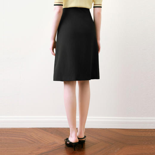 【商场同款】诗凡黎H廓形直筒半身裙2025夏新款短裙女3G4140751 商品图4