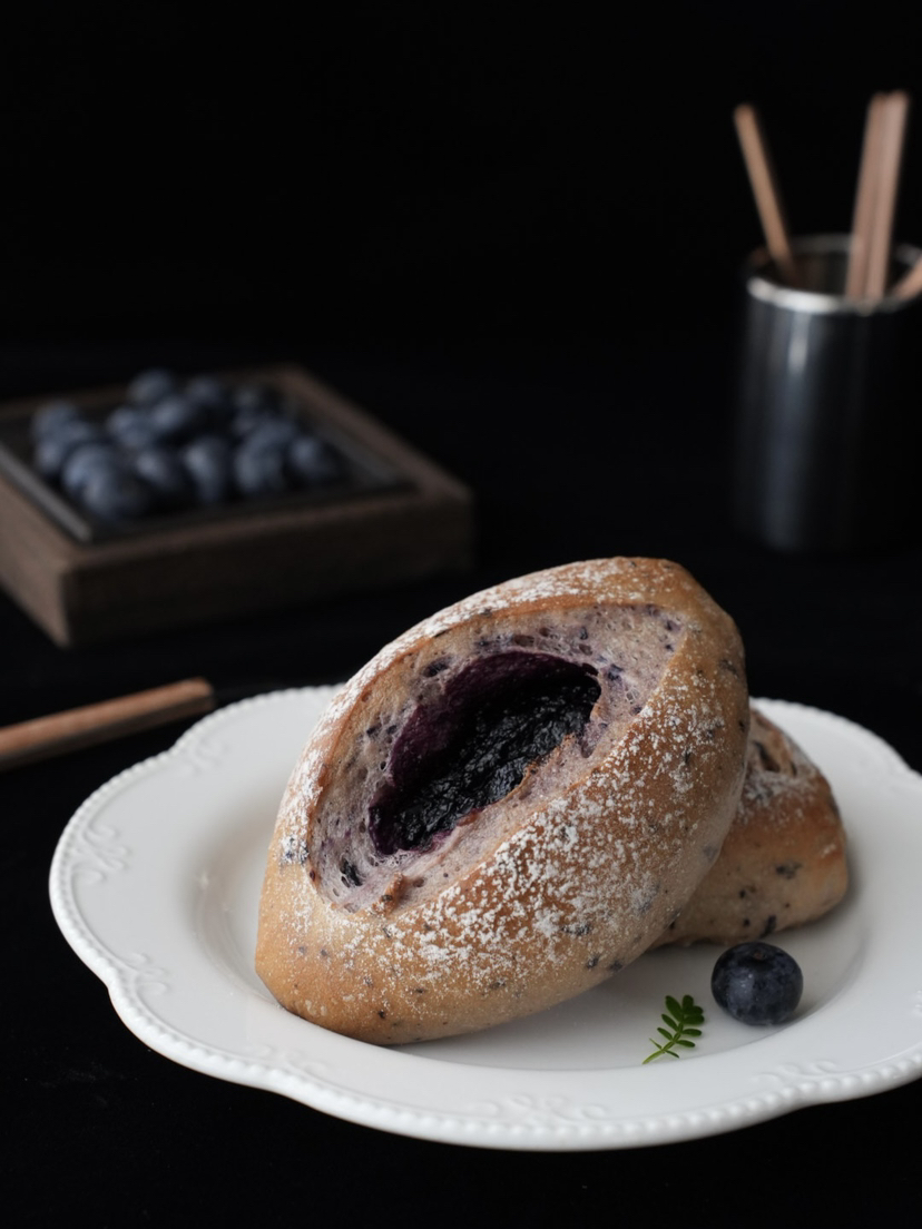 蓝莓乳酪面包