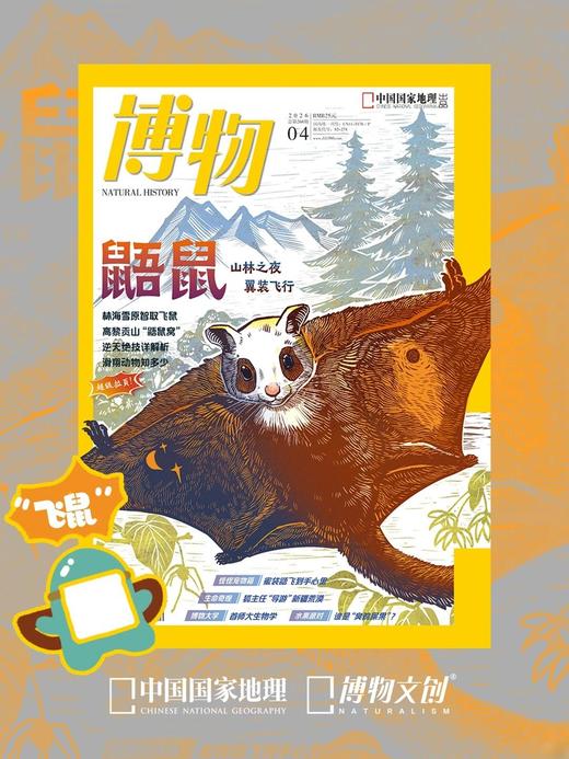 博物杂志 2026年4月刊 鼯鼠
封面故事 翼装飞行鼻祖 商品图2