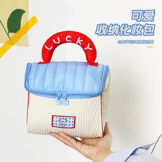 【便携❗️大容量】房子化妆包大容量女旅行洗漱护肤品分区收纳袋大容量便携礼品袋。ya 商品图1