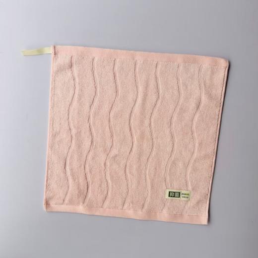 欢静竹纤维方巾5299-4粉 商品图0