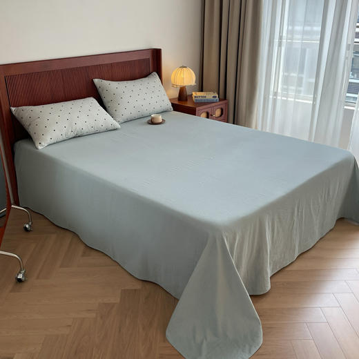 全棉双层纱~A类母婴级全棉纱布四件套 亲肤柔软西汉透气 越洗越软 月子被套床单床笠款印花三件套 商品图2