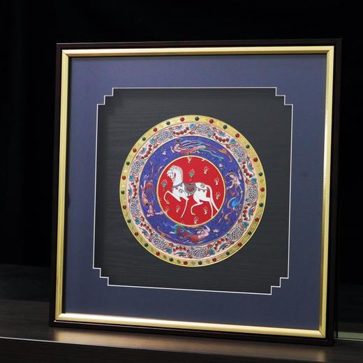 《神骏飞天》珐琅壁画，由敦煌市阳关博物馆全程监制（72小时发货） 商品图2