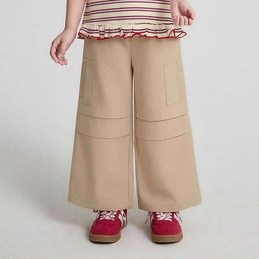 笛莎Deesha 2026年夏季新款小童女童伞兵裤裤子 商品图0