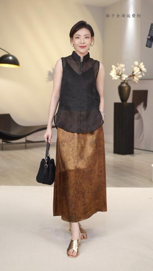 【37|39】CHCH编织凉鞋女新时尚真皮露趾方头镂空罗马鞋CO1B2131 商品图3