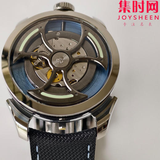 K1新款MB&F MAD1S系列 战斧摆陀 紫 / 蓝——侧向读时 + 大摆陀“暴走旋转”的现象级机械玩具 男士腕表 表径42mm 商品图2