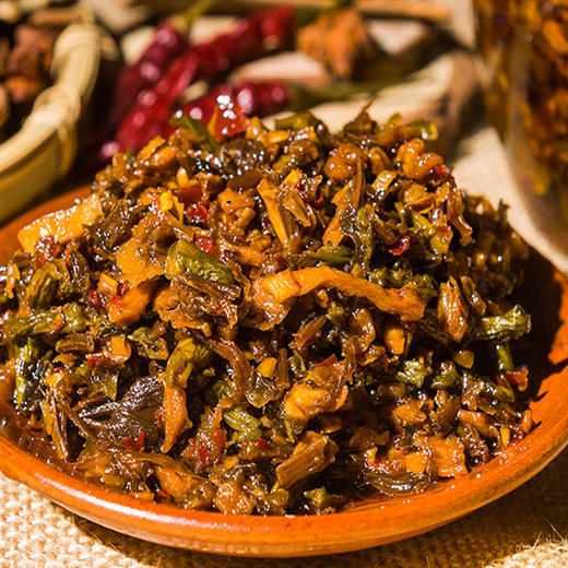 外婆菜湖南新化特产酱菜盐菜干菜农家腌菜咸菜拌饭烹调配菜下饭菜 商品图1