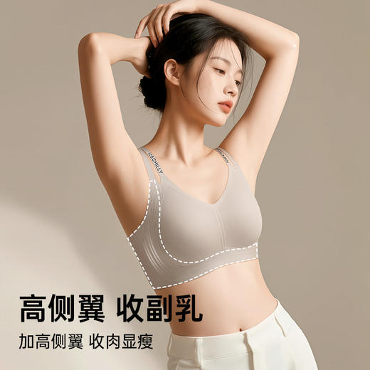 D1-【B-D杯】【超薄兔耳杯 粉底液隐形内衣】润微14.5cm加高侧翼 夏季薄款大胸显小无痕防下垂文胸   摩登冰肌/摩登轻影/氧气夏沫 商品图2