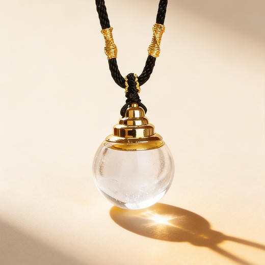 水晶吊坠 莲花 球形 商品图3