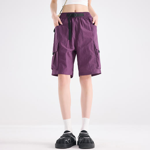 LUCKY DEER/幸运鹿情侣款时尚工装多袋机能5分裤K006 商品图3