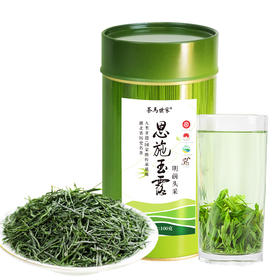 茶马世家丨早春恩施玉露 绿茶 明前特级 圆罐 100g