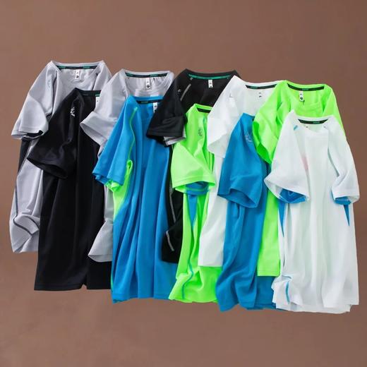 【yz-2521】男子夏日速干反光网眼运动跑步短袖T恤！！ 商品图1