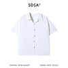 1255SDSA男装2026新款高贵轻奢肌理感竖纹纽扣短袖衬衫百搭简约上衣 商品缩略图1