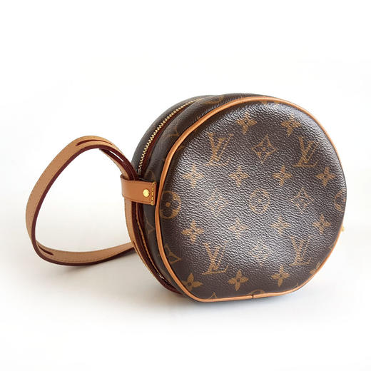 【95新】LV路易威登BOITE CHAPEAU SOUPLE手袋M45578小号老花软圆饼单肩斜挎包女士210326AK09 商品图1