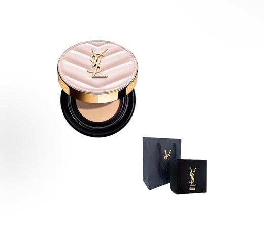 【礼物推荐】YSL圣罗兰粉皮革气垫  12g 持久遮瑕保湿细腻粉质轻薄持妆干皮挚  爱 商品图0