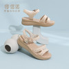 信诺水钻一字带妈妈凉鞋厚底舒适软底不累脚洋气女鞋2026夏季新款6L950-63 商品缩略图2