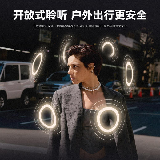 【魔声包包款夹耳式蓝牙耳机】蓝牙6.0芯片稳连不断，定向传音不漏音！既有颜值吸睛又佩戴舒适音质清晰！机仓包包设计，彰显品味！【魔声-X】 商品图3