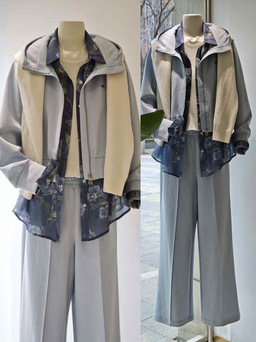 58T039春上新 撒钻休闲套裤 商品图4