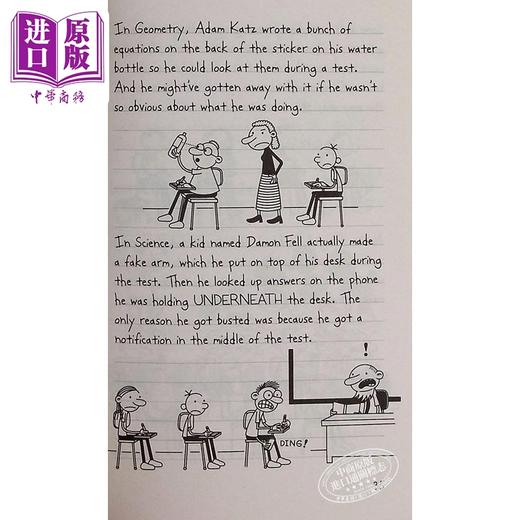 【中商原版】小屁孩日记18(英版平装) Diary of a Wimpy Kid No Brainer Book 18 英文原版 儿童幽默笑话 故事书 1040L 7-12岁 商品图3