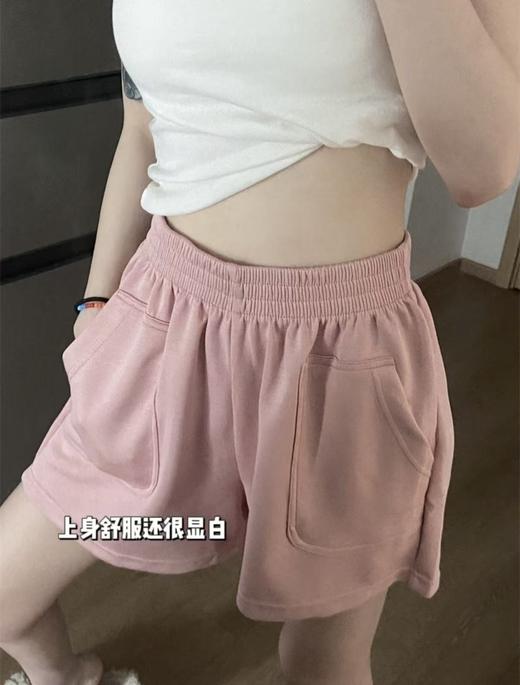 敲高性价比！藏肉神器 夏季薄款奶皮阔腿短裤！ 商品图8