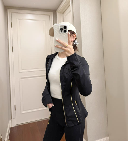 lu Define金线款收腰显瘦运动夹克外套032007 商品图10