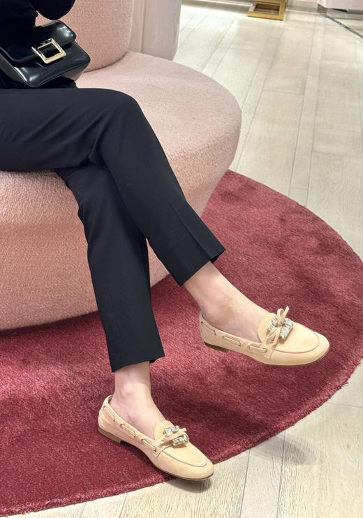 Roger Vivier 罗杰维维亚26新品  皮革乐福船鞋（DBG） 商品图10