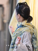 PETIT SCHAN小闪 ACC#055 In short supply 青黄不接 羊绒真丝手工扎染薄款围巾披肩 商品缩略图2
