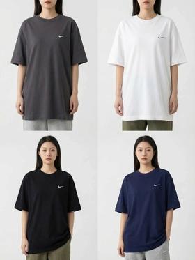 NK ｜ 夏季新款小标logo宽松纯棉T恤