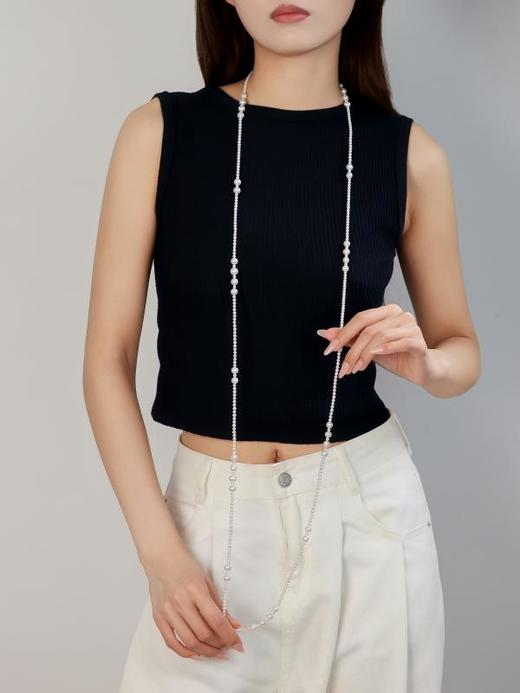 IIPO宜珠宜宝多圈毛衣链154cm3-4mm/7-8mm多种戴法(礼盒装) 商品图5