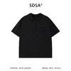 5067SDSA男装2026新款高贵轻奢潮牌翻领半开襟三角贴袋短袖衬衫百搭 商品缩略图1