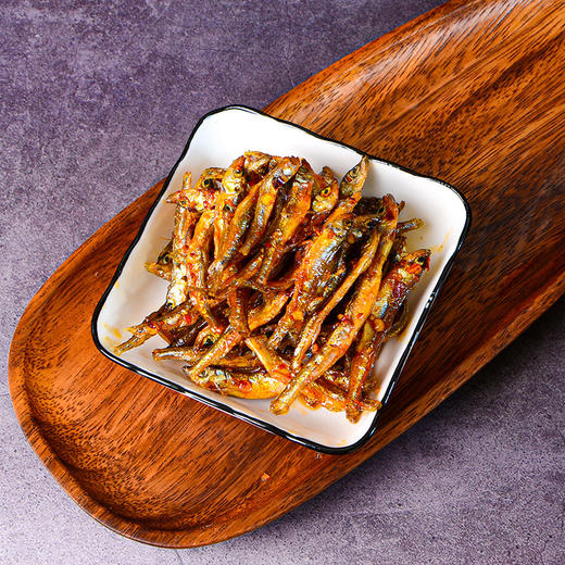 湖南正宗小公鱼干下饭菜小吃零食农家香辣火培鱼仔小公鱼熟食90g 商品图2