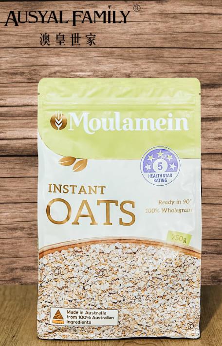 澳洲进口Moulamein牧乐民钢切燕麦粒 新品澳大利亚牧乐民麦片 素食燕麦片 原装进口 750g*2袋 商品图2