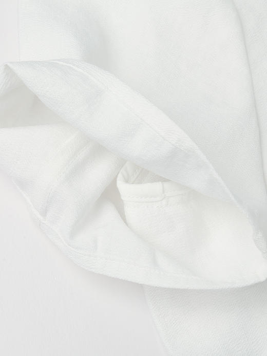 白色 V 领小香风短袖外套女 多口袋金属扣短款开衫 通勤显瘦气质上衣 商品图5