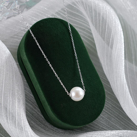 子佩集【小美满‌】银S925珍珠惜王妃项链【MLTL005】8.7mm珠插针单珠2601 商品图0