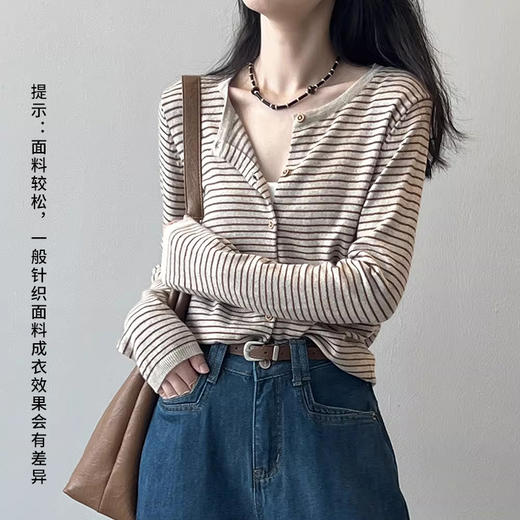 裁缝学苑AS652针织开衫外套纸样女装外搭圆领长袖上衣服装打板 商品图2