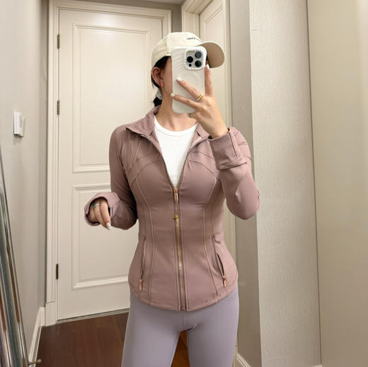 lu Define金线款收腰显瘦运动夹克外套032007 商品图8