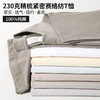 【49.9元2件】230G重磅精梳纯棉T恤宽松圆领正肩情侣款大码短袖三本针百搭潮流半袖S-XL★娃娃优选 商品缩略图3