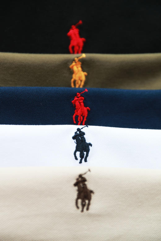 是Polo衫吖，一共5个颜色的。正肩小标刺绣翻领纯色polo衫E032460 商品图14