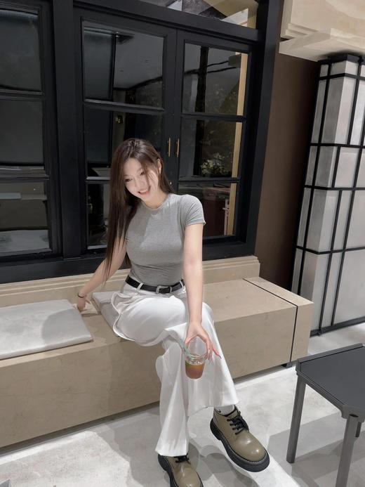 【3月24日 下午18:00 秒杀】fits加一个短袖卡棉上衣  fits 柔软 无敌薄款 高密 包裹性长袖 T恤 商品图4