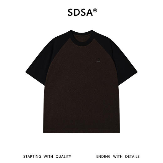 36307SDSA男装2026新款高贵轻奢潮牌拼接印花字母短袖T恤舒适亲肤百搭 商品图1