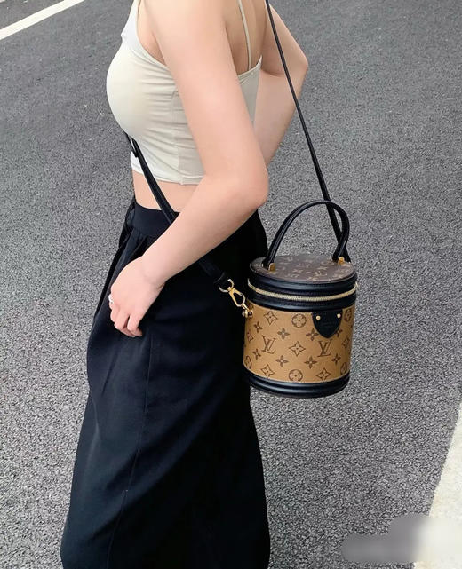 LV Cannes 拼色 老花 小号 发财桶 商品图2