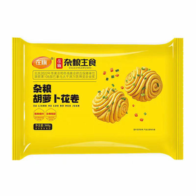 在旗360g杂粮胡萝卜花卷