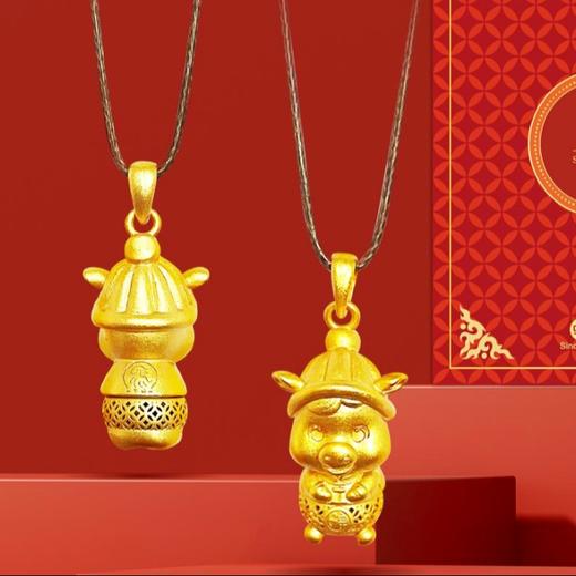 上海工艺美术博物馆×同仁堂《十二生肖》合香项链，乐氏秘传降真香方，十二生肖可开合花丝香囊 商品图1