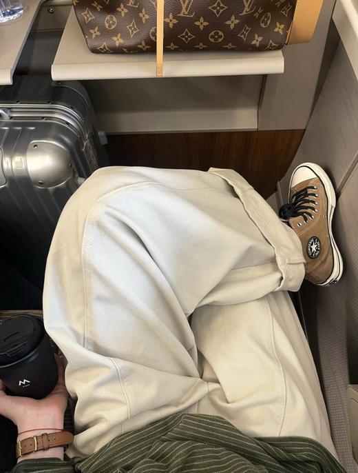 米灰色全棉裤 商品图5