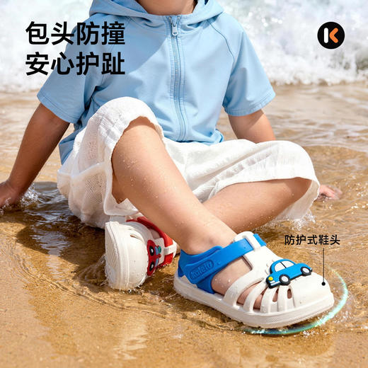卡特兔儿童凉鞋2026年夏季婴儿凉鞋鞋软底防滑透气沙滩鞋涉水鞋 商品图2